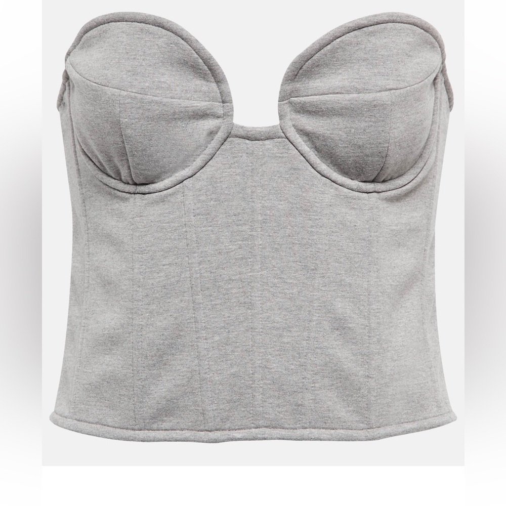 MAGDA BUTRYM
Cotton-blend jersey bustier, NWT, size 36FR/4US, Perfect Condition